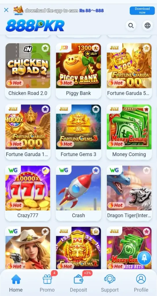 888PKR Game