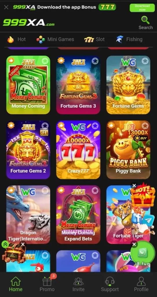 999XA Game