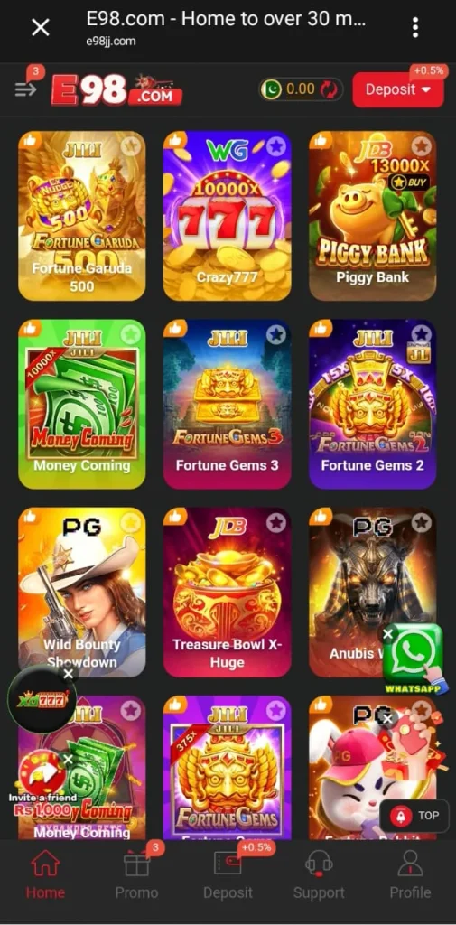 E98 Game