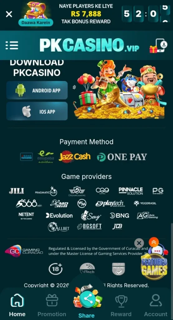 PKCASINO Game