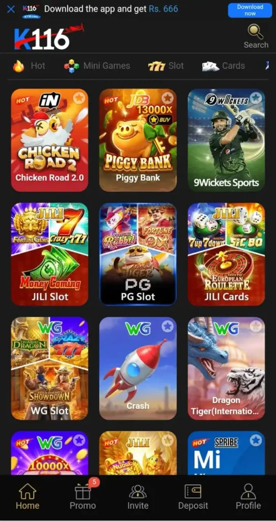 K116 Game