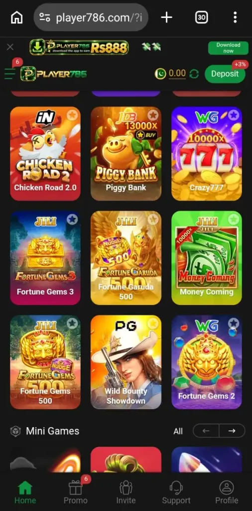 PLAYER786 Game 